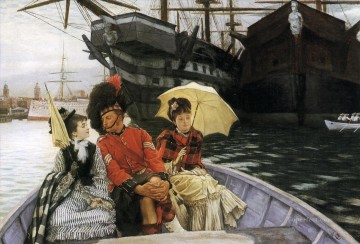 ジェームス・ティソ Painting - ポーツマス造船所 ジェームズ・ジャック ジョゼフ・ティソ